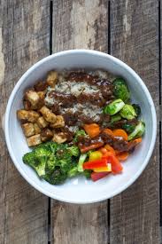 I used brussels sprouts instead of broccoli because all i had was frozen broccoli and baked them with the tofu and finished in the sauce. Kid Approved Tofu Bowls With Easy Peanut Sauce