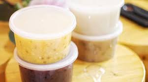Bubur kacang durian pencuci mulut manis yang digemari lagi enak ditambahkan dengan ulas durian. Hejas Solo Baru Madegondo Makanan Delivery Menu Grabfood Id