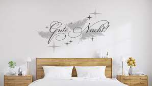 Wie wäre es mit dekorativen wandtattoos fürs schlafzimmer? Wandtattoos Fur Das Schlafzimmer Und Bett Wandtattoo De