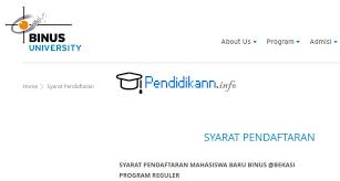 Contoh soal psikotes sma jurusan ipa dan jawabannya 2019. Syarat Pendaftaran Univeristas Bina Nusantara Lengkap Berita Pendidikan