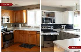 To Create A Contrast With Darker Flooring Paint Your Cabinets White This Will Add Depth To The R Kitchen Cabinets Shop Kitchen Cabinets Kitchen Cabinet Kings