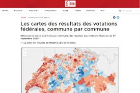 Résultats des votations cantonales genevoises. Les Cartes Des Resultats Des Votations Federales Commune Par Commune Coe Digital Government