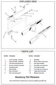 Nt 3936 Use This Mossberg 702 Parts Diagram And List To Find The Parts You Free Diagram