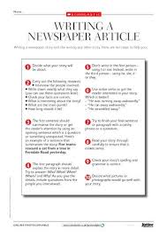 How To Write News Article Journalism Classes Student Newspaper Teaching Writing