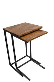 Nesting Tv Tray Tables Laptop Desk C By Blackironmetalworks Tv Trays Tv Tray Table Table