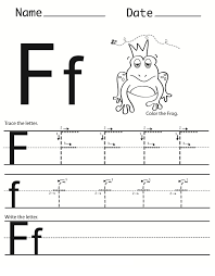 Letter F Worksheet For Preschool And Kindergarten Printable Alphabet Worksheets Free Printable Alphabet Worksheets Letter Worksheets For Preschool