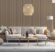 Mur Tasseau Bois Chêne Naturel - Placage 3 faces - 300cm x 40cm - Grande  Hauteur - Acoupanel™