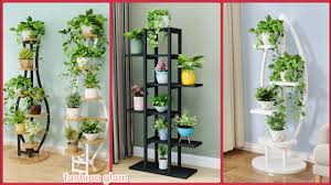 Wooden decorative design special process triple rope shelf | etsy. Beautiful Wrought Iron And Metal Flower Pot Stands Multi Layer Shelfs Indoor Plants Ideas Youtube