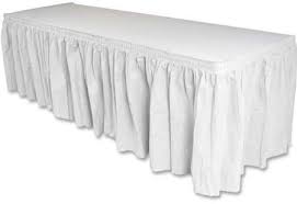 Genuine Joe Nonwoven Table Skirt 14 Ft Length Gjo11915 Walmart Com In 2020 Diy Table Skirts Table Skirt Table Linens