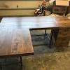 Black pipe legs kit diy for tabletop,industrial iron pipe legs,legs,table support,long table legs,table base,legs for a bar table,furniture. 1
