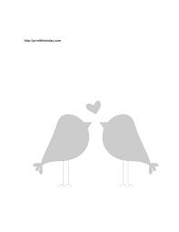 Free Printable Love Birds Stencils Print This Today Bird Stencil Owl Stencil Wall Stencil Template