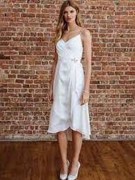 Short Wrap Wedding Dress With Straps Db Studio Fall 2018 Dresses Dress Collection Stylish Dresses