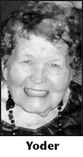 MARY YODER Obituary (1931