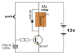 Image result for relay delay circuit