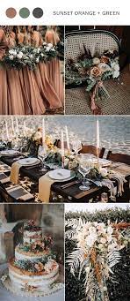 Fall Wedding Colors 2021 Top 10 Color Combination Ideas You Ll Love Oh Best Day Ever Fall Wedding Color Schemes Fall Wedding Centerpieces Fall Wedding Colors