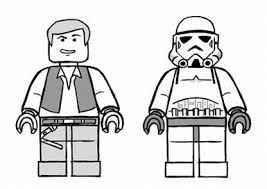 Lego Han Solo And Stormtrooper Lego Coloring Lego Coloring Pages Lego Star Wars Birthday