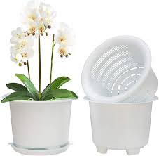 Maybe you would like to learn more about one of these? Amazon Com Meshpot 8 Inch Plastic Orchid Pots With Holes Decorative Planter Pots For Indoor Outdoor Flower Plants Herbs Snake Plants And Succulents Kitchen Dining
