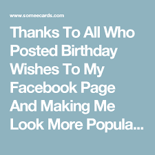 Birthday Wishes For Myself On Facebook Thanks Birthday Wishes For Myself Birthday Wishes Email Cards