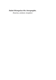 We did not find results for: Saint Dionysius The Areopagite Sources Context Reception 2018 By Csplca Issuu