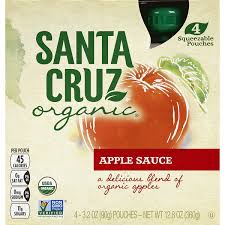 Santa Cruz Organic Apple Sauce 4 Each Instacart