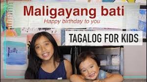 Sep 23, 2016 · tagalog birthday wishes for a friend isa kang tunay na kaibigan. How To Say And Sing Happy Birthday In Tagalog Filipino Tagalog For Kids Youtube