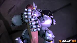 Overwatch Robot Player Gets His Big Long Dick Worshiped - EPORNER