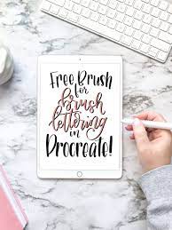 Check spelling or type a new query. Free Procreate Brush For Brush Lettering By Amanda Kay