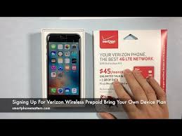 Activate new sim card verizon. Signing Up For Verizon Wireless Prepaid Bring Your Own Device Plan Youtube