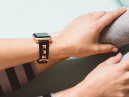 Black And Gold Apple Watch Band Rose Gold Stud Apple Watch Band Studded Leather Leather Band Rose Gold Apple Watch