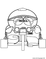 Free printable south park coloring pages below you will find all the printable south park coloring pages free to download. South Park Cartman Police Patrol Coloring Page Coloring Pages Printable