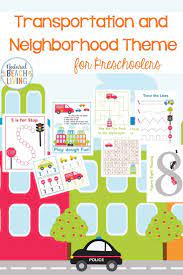 This Preschool Neighborhood Theme Printables Pack Is Full Of Fun City Life And Transportation Activity S Preschool Theme Activities Preschool The Neighbourhood