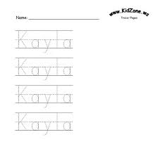 This course is to help people interested in using magnets to help kids my first step was to make the base that the magnetic letters would stick to. Custom Name Tracer Pages Supplyme