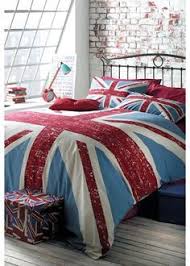 Union Jack Print Bed Set I Would Love To Have A London Uk Themed Bedroom So Fantastic If I Had An Endless Budget London Bedroom Homeware Bedroom Room London