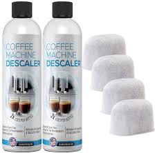Maybe you would like to learn more about one of these? 4 4 4 Use Coffee Machine Descaling Solution Plus 4 Filters Universal Descaler Concentrate For All Keurig 1 0 2 0 K Cup Pod Machines And Espresso Machines Buy Online In Botswana At Botswana Desertcart Com Productid 84237347