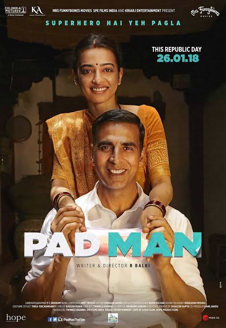 Padman (2018) Hindi Blu-Ray – 480P | 720P | 1080P | 4K – x264 – 350MB | 1.1GB | 4GB | 14GB – Download &#ffcc77; Watch Online