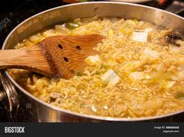 1) add meat and/or vegetables to pot with 2 cups of water and bring to a boil. Pot Ramen Noodle Soup Image Photo Free Trial Bigstock
