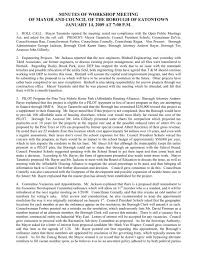 Apply to pest control technician, hvac supervisor, real estate associate and more! Minutes Of Workshop Meeting Of Mayor And Council