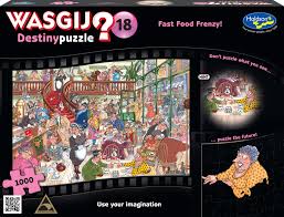 Sudoku is a popular puzzle just like crossword. Wasgij 1000 Piece Puzzle Fast Food Frenzy Toy At Mighty Ape Nz