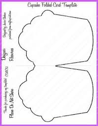 Printable Foldable Birthday Card Template Pin By Linda Herzman On Cards With Images Cupcake Birthday Cards Birthday Card Template Card Making Templates