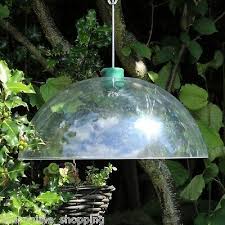 How does a squirrel baffle work? Universal Squirrel Baffle Bird Feeder Shelter Clear Dome Hanging Guard Proof 5013478160430 Ebay