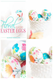 › free printable large easter egg pattern. Diy Floral Easter Eggs Free Printable Salvaged Inspirations