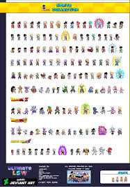 Ultimate Lsw Sprite Collection By Qsab101 Sprite Pixel Art Characters Dragon Ball