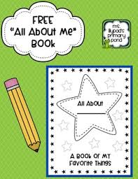 • you cannot change text location or add extra lines of text. All About Me Printable Book Free By Learning At The Primary Pond Alison