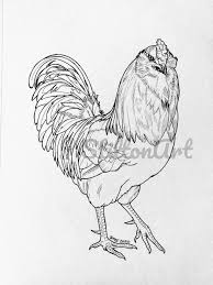 Price and other details may vary based on size and color. Ameraucana Or Easter Egger Rooster Digital Coloring Page Etsy