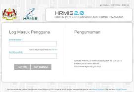 Pada portal tersebut, scroll ke bawah dan tekan ikon 2.0 yang merupakan pautan untuk portal hrmis 2.0, portal baru hrmis. Facebook