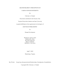 Download Pdf Grandchildren S Perceptions Of Caring For Grandparents