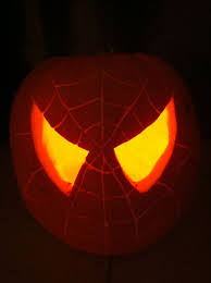 Spiderman Kurbis Halloween Pumpkin Carving Pumpkin Carving