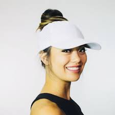 WHITE High Ponytail Cap