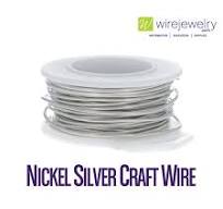 Nickel Silver Craft Wire, Round, Various Gauges and Lengths ...