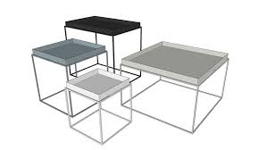 Hay's bella coffee table is an understated table that is small enough to place anywhere. Hay Tray Tables 3d Warehouse